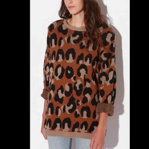 Urban Outfitters leopard sweater